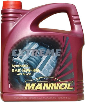 Фото Mannol EXTREME 5W-40 4 л