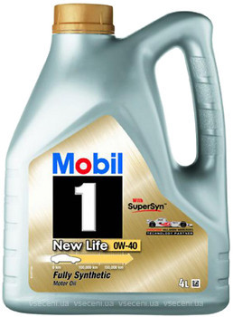 Фото Mobil New Life 0W-40 4 л