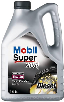 Фото Mobil Super 2000 X1 Diesel 10W-40 5 л (150639)
