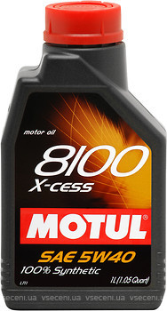 Фото Motul 8100 X-cess 5W-40 1 л (368201/102784)