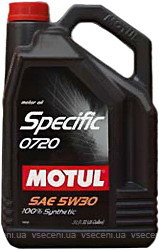 Фото Motul Specific 0720 5W-30 5 л (102209)