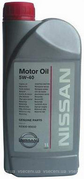 Фото Nissan Motor Oil (KE900-90032) 5W-40 1 л