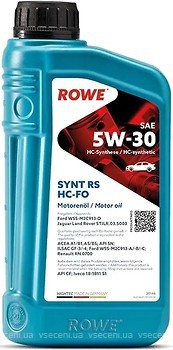 Фото ROWE HIGHTEC SYNT RS 5W-30 HC-FO 1 л
