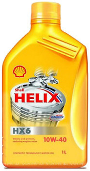 Фото Shell Helix HX6 10W-40 1 л