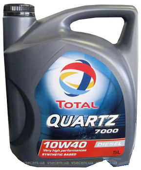 Фото Total Quartz 7000 Diesel 10W-40 5 л (148646/201524/214108/216681/203709)