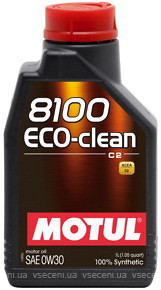 Фото Motul 8100 Eco-clean 0W-30 1 л (868011/102888)