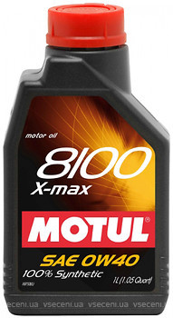 Фото Motul 8100 X-max 0W-40 5 л (348206/104533)