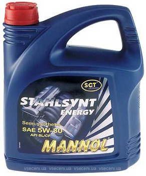 Фото Mannol STAHLSYNT ENERGY 5W-30 4 л