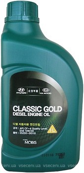 Фото Mobis Hyundai/KIA Classic Gold Diesel (05200-00110) 10W-30 1 л