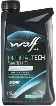 Фото Wolf Official Tech 5W-30 C3 1 л
