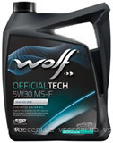 Фото Wolf Official Tech 5W-30 MS-F 5 л