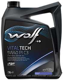 Фото Wolf VitalTech 5W-40 PI C3 1 л (8302817)