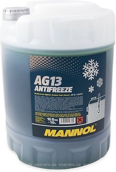 Фото Mannol Hightec Antifreeze AG13 -40 Green 10 л