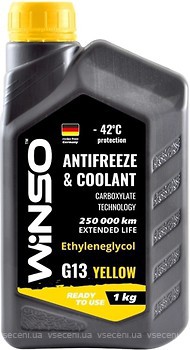 Фото Winso Antifreeze & Coolant Yellow G13 1 кг (880940)