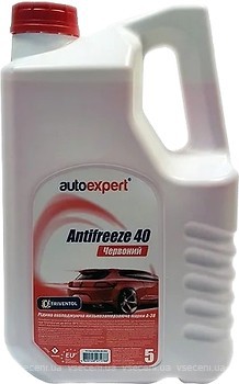 Фото AutoExpert Antifreeze 40 Ready to Use -38°C Red 5 л
