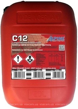 Фото Alpine C12 Langzeitkuhlerfrostschutz Red 20 л