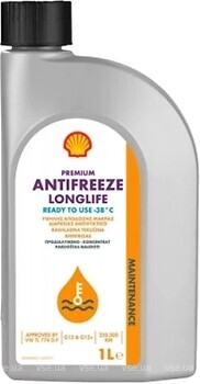 Фото Shell Premium Longlife G12+ Red 1 л