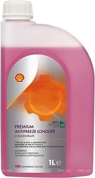 Фото Shell Premium Longlife Concentrate G12+ Red 4 л
