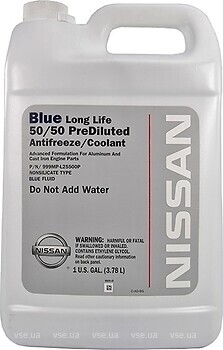Фото Nissan Long Life Coolant 3.78 л (999MPL25500P)