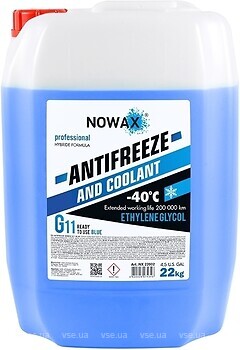 Фото Nowax Antifreeze G11 Blue 22 кг (NX22002)
