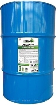 Фото Nowax Antifreeze G11 Green 220 кг (NX12203)