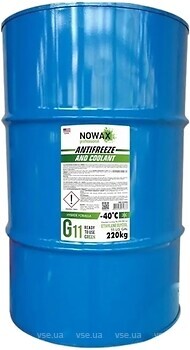 Фото Nowax Antifreeze G11 Green 220 кг (NX12210)