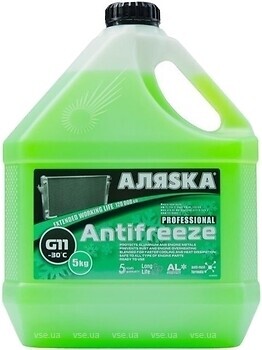 Фото Аляsка Antifreeze -30°C G11 Green 5 кг (48021373736/9008)