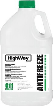 Фото HighWay Antifreeze G11 Green 3.78 л (701493)