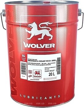 Фото Wolver Antifreeze & Coolant WG12+ Red 20 л