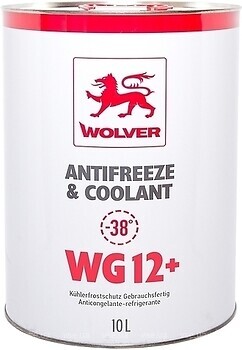 Фото Wolver Antifreeze & Coolant WG12+ Red 10 л
