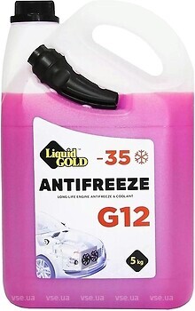Фото Liquid Gold Antifreeze G12 -35°C Red 5 л (296210)
