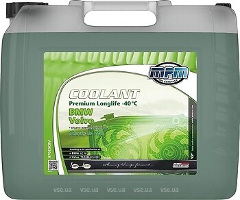 Фото MPM Coolant Premium Longlife -40°C BMW/Volvo Ready to Use 20 л (87020CBV)