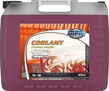 Фото MPM Coolant Premium Longlife -40°C G12++ Ready to Use 20 л (87020C)