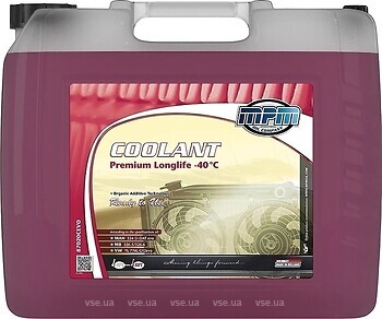 Фото MPM Coolant Premium Longlife -40°C G12evo Ready to Use 20 л (87020CEVO)