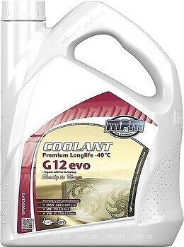 Фото MPM Coolant Premium Longlife -40°C G12evo Ready to Use 5 л (87005CEVO)