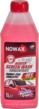 Фото Nowax Winter Screen Wash Concentrate Bubble Gum -80°C 1 л (NX01171)