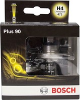 Фото Bosch Plus H4 +90% 12V 60/55W (1987301074)
