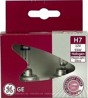 Галогенна автолампа General Electric Megalight Ultra H7 12V +90% 55W ...