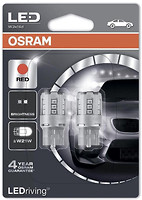 Фото Osram LEDriving Standart W21W (7440) 12V 3W Red (7705R-02B)