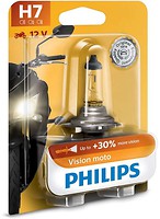 Фото Philips Vision Moto H7 +30% 12V 55W (12972PRBW)