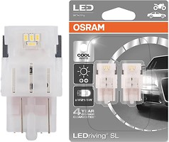 Фото Osram LEDriving SL W21/5W (7443) 12V 1.7W 6000K (7716CW-02B)