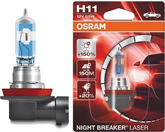 Фото Osram Night Breaker Laser H11 +150% 12V 55W (64211NL-01B)