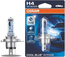 Фото Osram Cool Blue Intense H4 12V 60/55W (64193CBI-01B)