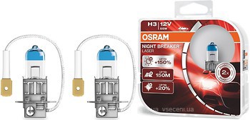 Фото Osram Night Breaker Laser H3 +150% 12V 55W (64151NL-HCB)