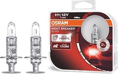 Фото Osram Night Breaker Silver H1 +100% 12V 55W (64150NBS-HCB)