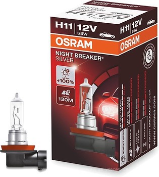 Фото Osram Night Breaker Silver H11 +100% 12V 55W (64211NBS)