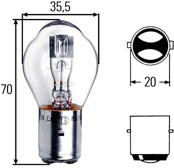 Фото Hella Standard S2 12V 45/40W (8GD002084151)