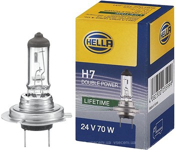 Фото Hella LifeTime Double Power H7 24V 70W (8GH007157231)