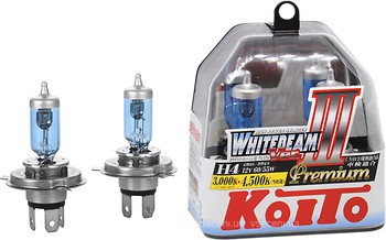 Фото Koito Whitebeam III H4 12V 60/55W 4500K (P0744W)