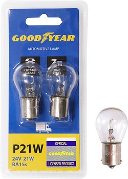 Фото GoodYear Cristal Glass P21W (1156) 24V 21W (GY012422)